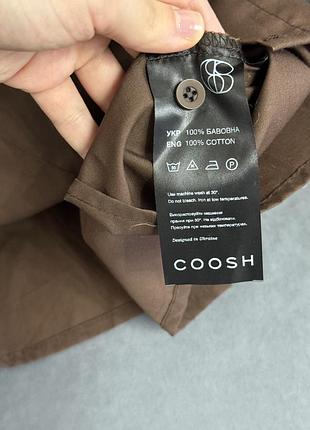 Коричнева сорочка coosh розмір s 9