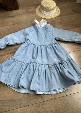 Джинсове плаття zara 2