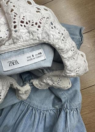 Джинсове плаття zara 3
