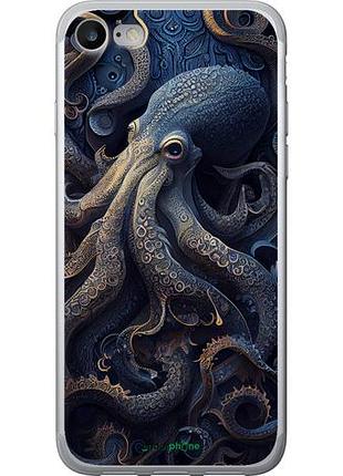 Чехол на iphone se 2022 осьминог "5551u-3737-10746"