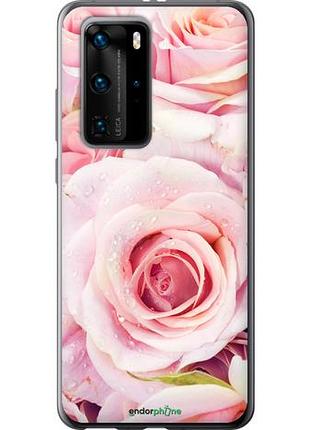 Чехол на huawei p40 pro розы "525u-1839-10746"