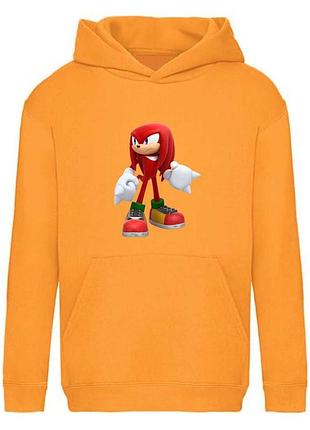 Худи соник детское (sonic 006) оранжевое, 116-128-140-152-164 размер