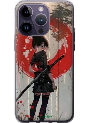 Чехол на iphone 14 pro max сумерки воина: танец с катаной "6123u-2667-10746"
