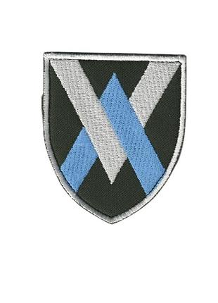 Шеврон военный / армейский, 11 обраа, на липучке, на оливке, всу. 7 см * 8 см