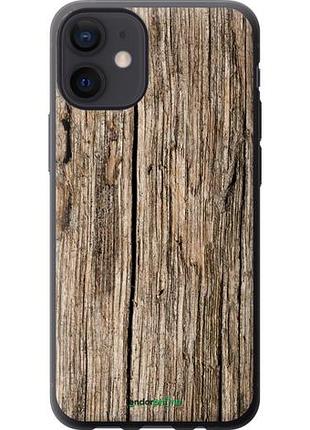 Чехол на iphone 12 mini текстура дерева "4476u-2071-10746"