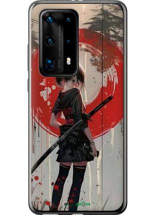 Чехол на huawei p40 pro plus сумерки воина: танец с катаной "6123u-1917-10746"