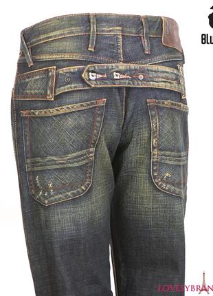 Blue blood нідерланди р. 32/34 чоловічі джинси стильні штани 249€ рвані штани