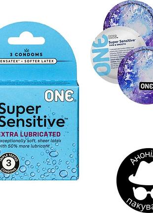 Презервативы one super sensitive 3 шт 2
