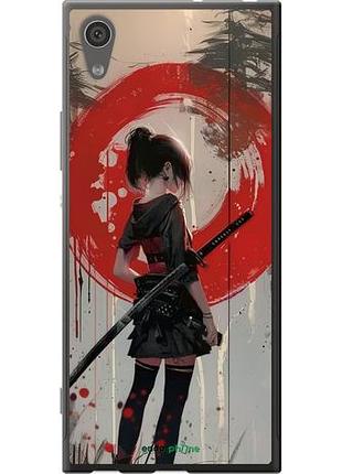 Чехол на sony xperia xa1 g3112 сумерки воина: танец с катаной "6123u-964-10746"