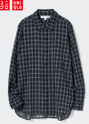 Хлопковая рубашка из коллекции ines de la fressange от uniqlo
