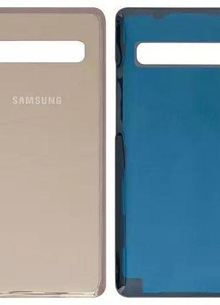 Задняя крышка samsung g977 galaxy s10 5g, g977b зотолой