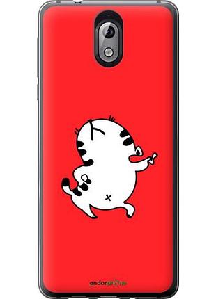 Чехол на nokia 3.1 котик "4577u-1530-10746"