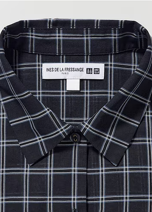 Хлопковая рубашка из коллекции ines de la fressange от uniqlo 5