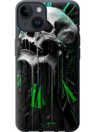 Чохол на iphone 14 череп-годинник "4100u-2648-10746"
