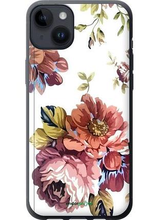 Чехол на iphone 14 plus vintage flowers "4333u-2645-10746"