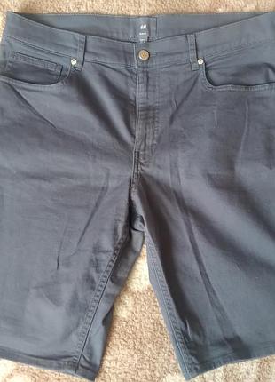 Шорти чоловічі h&m, графітові, slim fit, 34
