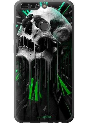 Чехол на huawei honor v9 / honor 8 pro череп-часы "4100u-1246-10746"