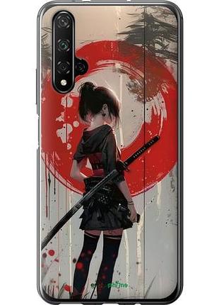 Чехол на huawei honor 20 сумерки воина: танец с катаной "6123u-1697-10746"