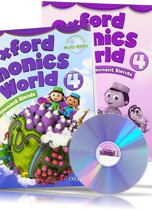 Oxford phonics world 4. student's book+workbook. oxford