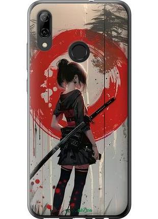 Чехол на huawei p smart 2019 сумерки воина: танец с катаной "6123u-1634-10746"