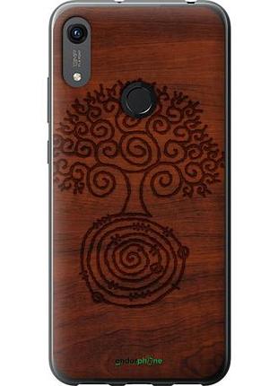 Чехол на huawei y6s узор дерева "4119u-1871-10746"