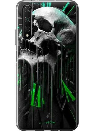Чохол на huawei honor 20 череп-годинник "4100u-1697-10746"