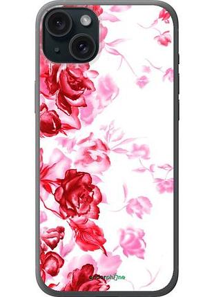 Чохол на iphone 15 plus намальовані троянди "724u-3097-10746"