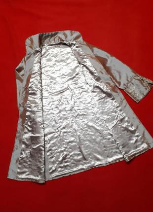 Пиджак в китайском стиле удлиненный шелковый р l xl4 фото