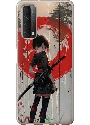 Чехол на huawei p smart 2021 сумерки воина: танец с катаной "6123u-2100-10746"