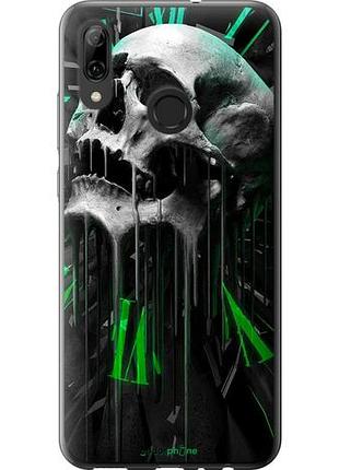 Чохол на huawei p smart 2019 череп-годинник "4100u-1634-10746"