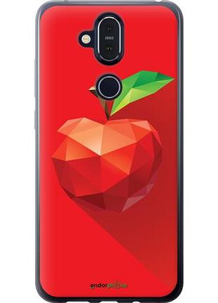 Чехол на nokia 8.1 яблоко "4696u-1620-10746"