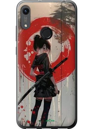Чехол на huawei honor 8a сумерки воина: танец с катаной "6123u-1635-10746"