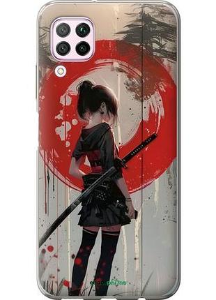 Чехол на huawei nova 6se сумерки воина: танец с катаной "6123u-1823-10746"