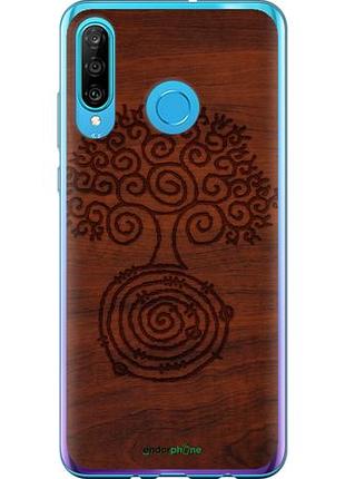 Чехол на huawei p30 lite узор дерева "4119u-1651-10746"