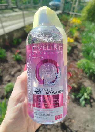 Гиалуроновая мицеллярная вода
eveline cosmetics facemed+ 400мл
