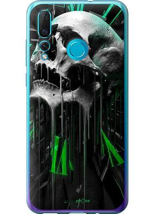 Чохол на huawei nova 4 череп-годинник "4100u-1632-10746"