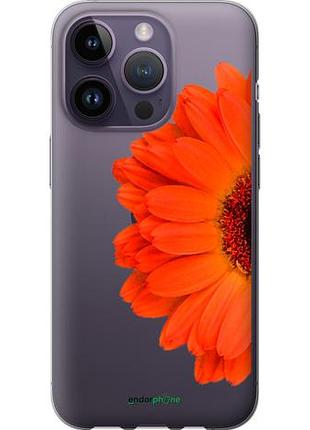 Чехол на iphone 14 pro гербера 1 "4534u-2646-10746"