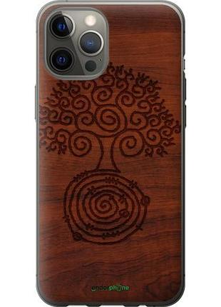 Чехол на iphone 12 pro max узор дерева "4119u-2054-10746"