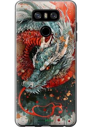 Чехол на lg g6 стихия огня "6101u-836-10746"