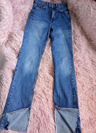 Новые женские стрейчевые джинсы zara 42-44