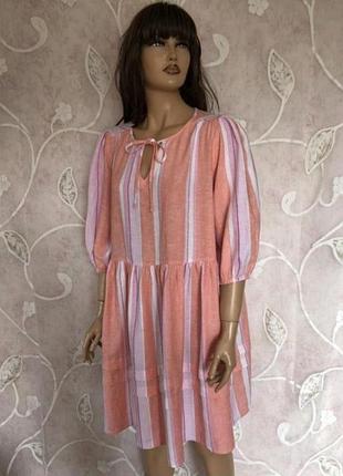 Плаття, сукня, сарафан натуральна льонова marks & spencer . стан ідеальний. тканина хорошої якості льон, віскоза.