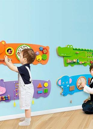 Бизиборд viga toys слоник (50472fsc)