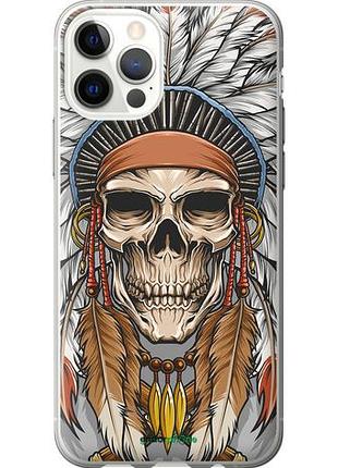 Чохол на iphone 12 pro череп арабідж "4032u-2052-10746"