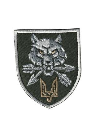 Шеврон военный / армейский, командование ссо, на липучке, на оливке, всу, 8см х7 см