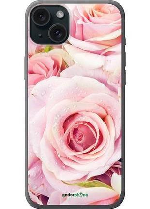 Чехол на iphone 15 plus розы "525u-3097-10746"