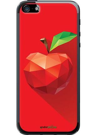 Чехол на iphone 5s яблоко "4696u-21-10746"