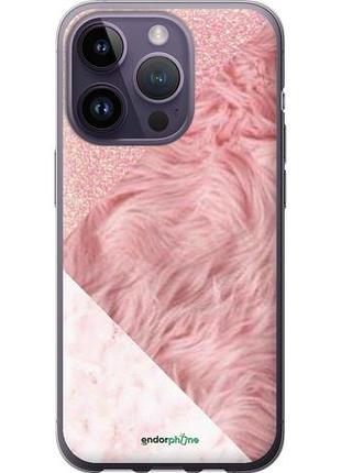 Чехол на iphone 14 pro розовые текстуры "4343u-2646-10746"