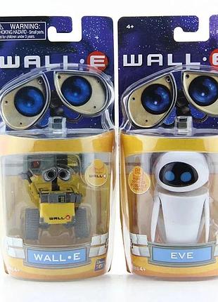 Фигурки пиксар валли и ева pixar walle and eve