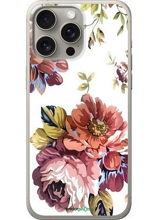 Чехол на iphone 15 pro max vintage flowers "4333u-3098-10746"