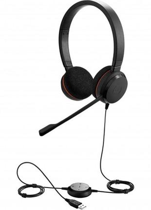 Проводные наушники гарнитура jabra evolve 20 ms stereo (4999-823-109) usb бу